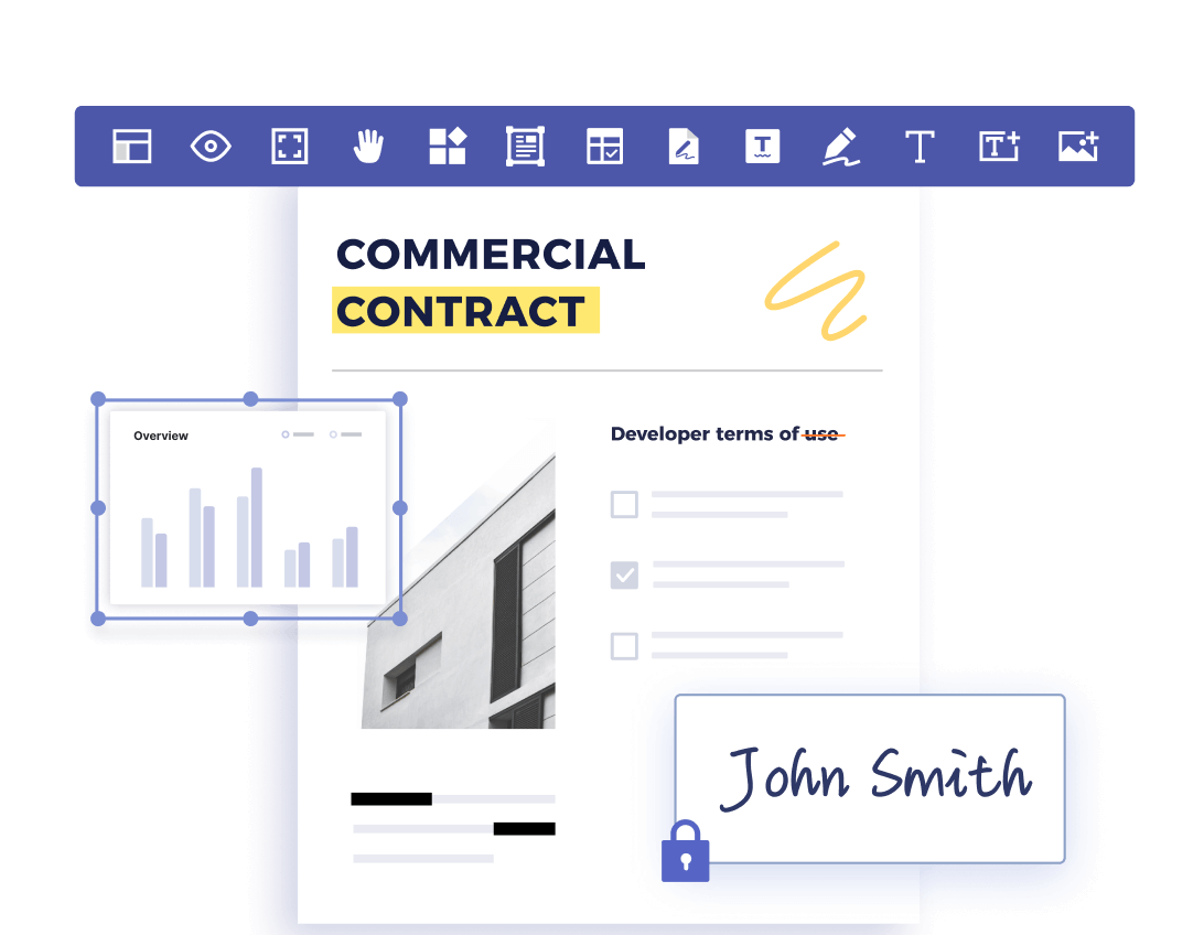 包括的なPDF SDKライブラリでPDFビューアとエディターを使用する