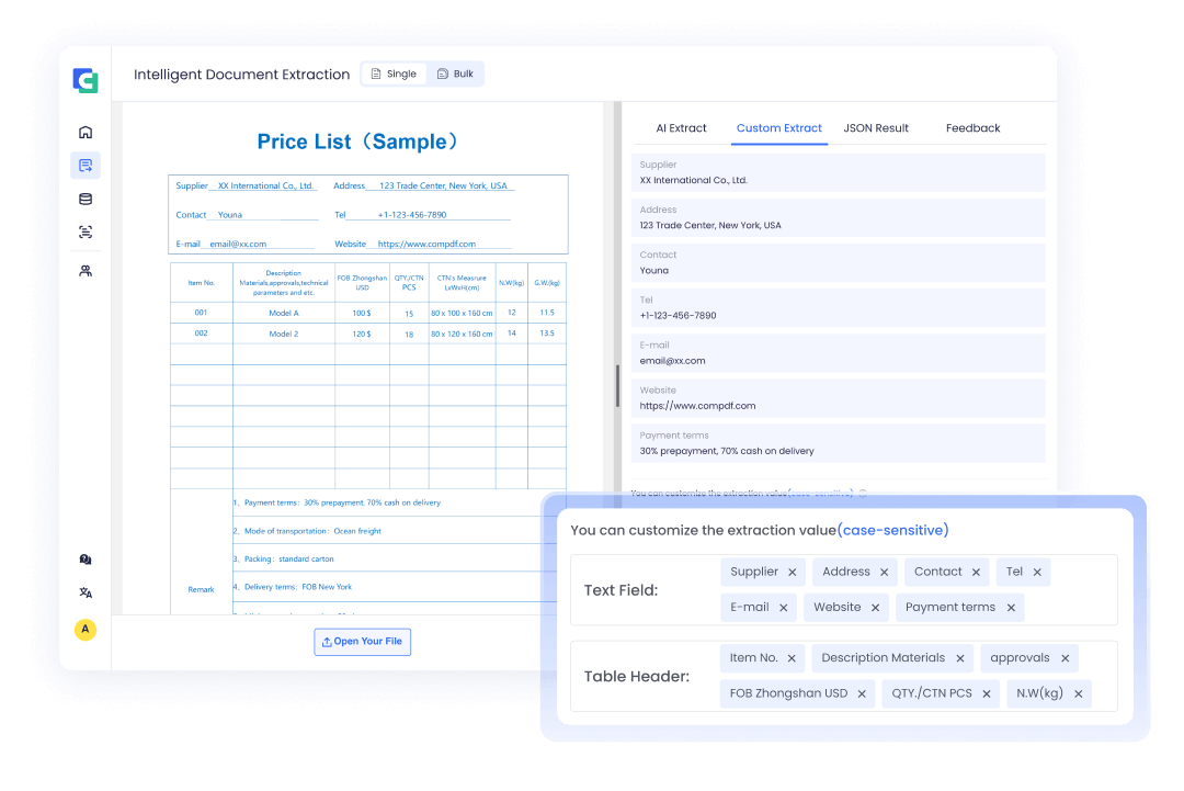 Click Once, Extract All